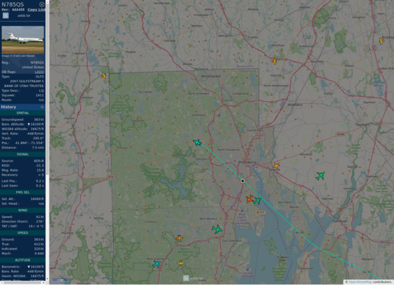 Github AnyFlightTracker by @rtmladsb:mastadon.social
