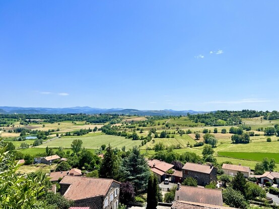 View of the valley from the village of Polignac