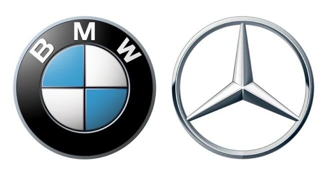 Logo des marque BMW et Mercedes