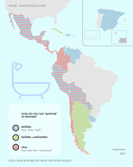 bathtube in spanish