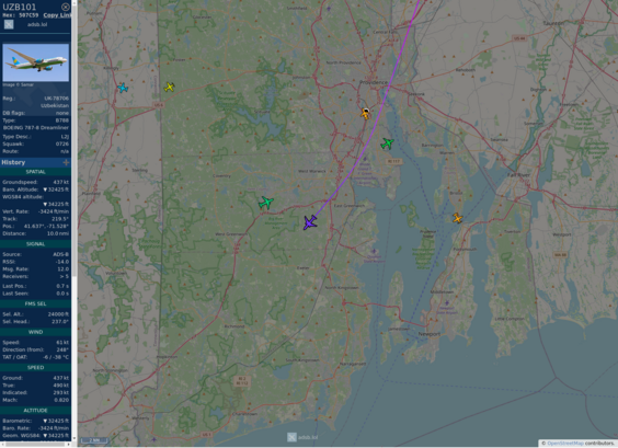 Github AnyFlightTracker by @rtmladsb:mastadon.social