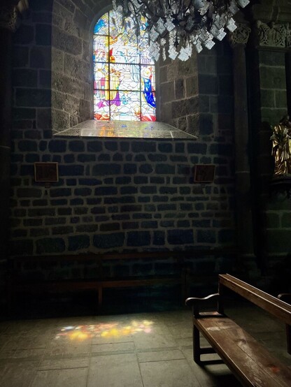 Interior of ‎⁨Polignac⁩’s church