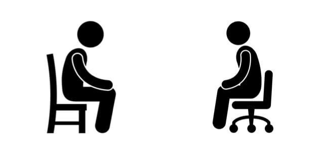 sharing our experience: illustration of two people sitting in chairs facing each other