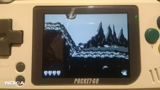 PocketGo Running Donkey Kong Land 2