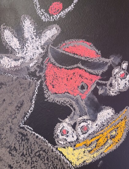 Spot, or frequently referred to as "Cool Spot", after the video game, a defunct 7-Up mascot 