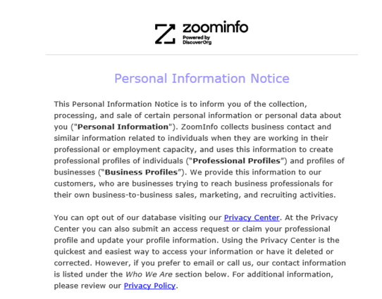 screenshot from phishing mail regarding zoom