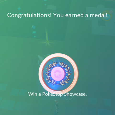 And earned a medal!