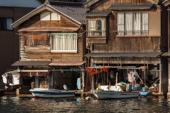 Although some of the funaya have now been converted, many serve their original purpose.