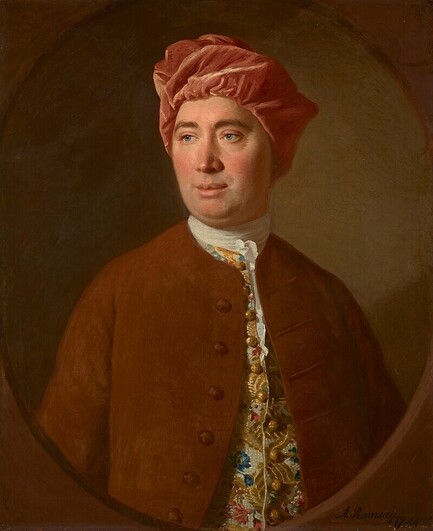 David Hume by Allan Ramsay, 1754.