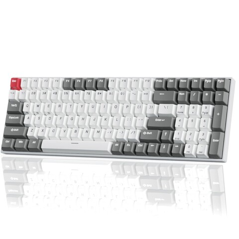 Royal Kludge RK100 keyboard publicity photo.