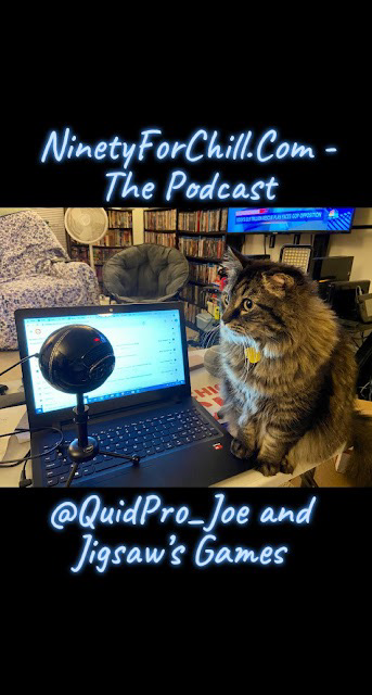 Skimble the One-Eared Angel over seeing the production of Ninety For Chill: The #Podcast