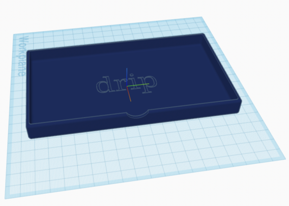 A simple drip tray