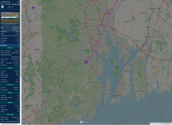 Github AnyFlightTracker by @rtmladsb:mastadon.social