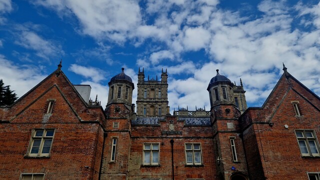 Back of highclere castle.