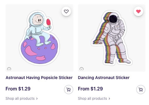 Get the cute and colorful astronaut designs