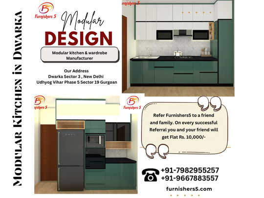 Modular Kitchen in Dwarka