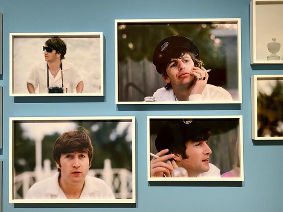 Photos of The Beatles in Miami ca. 1964, shot by Paul McCartney, on view at the National Portrait Gallery in London