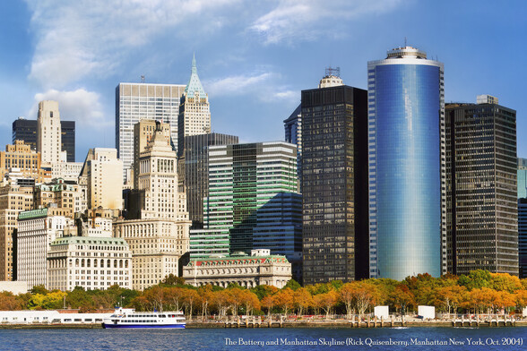 The Battery and Manhattan Skyline
View of the Upper Bay & Manhattan Skyline (Manhattan, New York City)