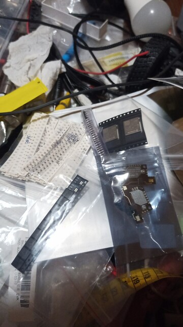 Rv7886, esp32s3n16r8, bl602 radar modules, ld1117-33, and a set of capacitors