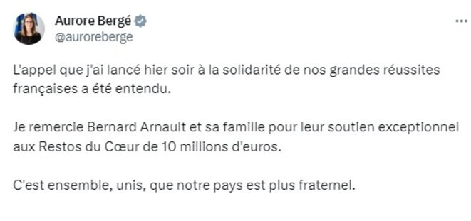 tweet aurore bergé