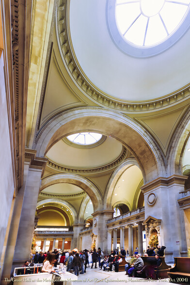 The Great Hall at the Metropolitan Museum of Art
(Manhattan, New York City, New York, USA)