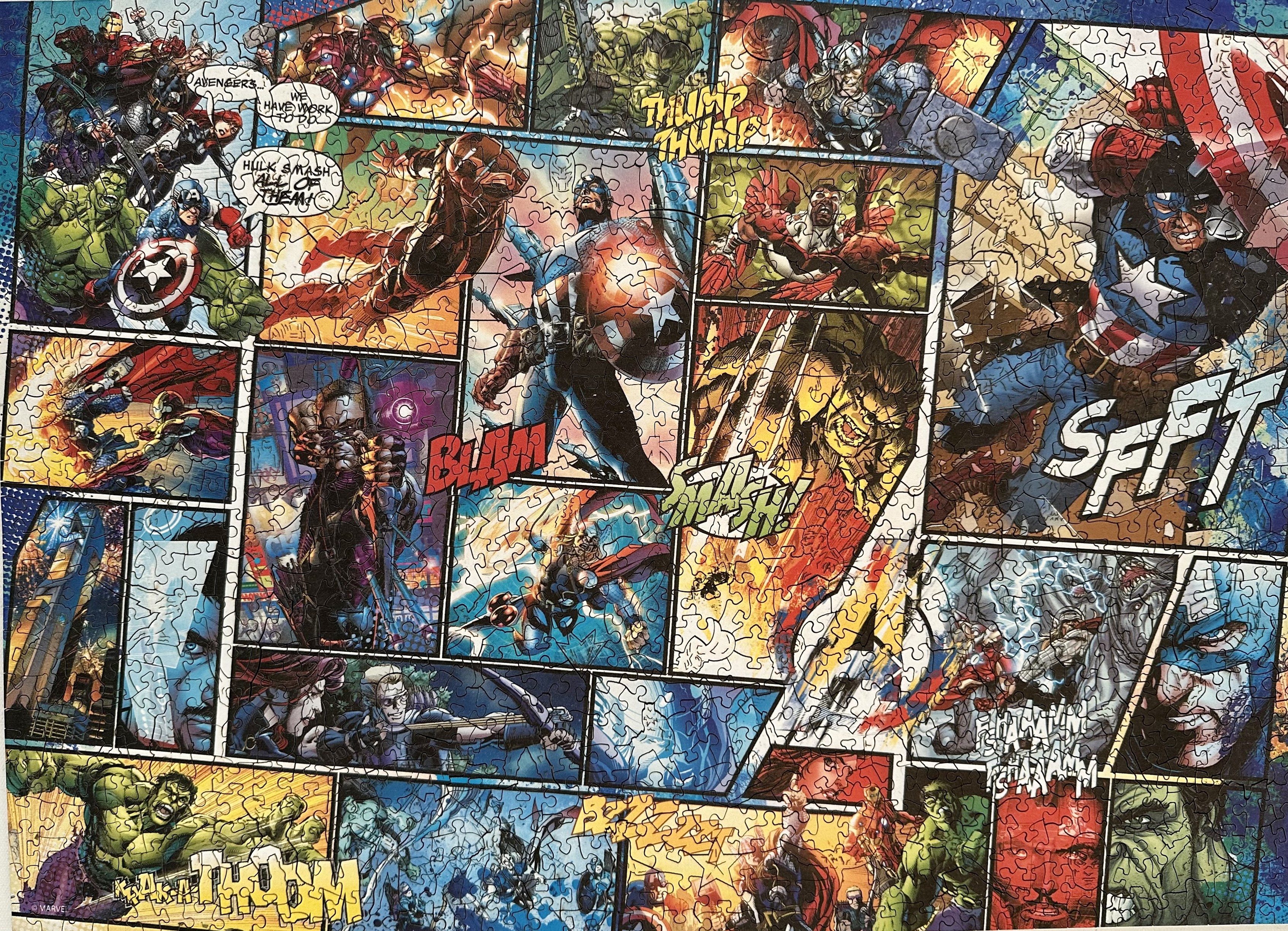 Marvel Comics - Avengers Comics Collage | 1000 Piece Puzzle