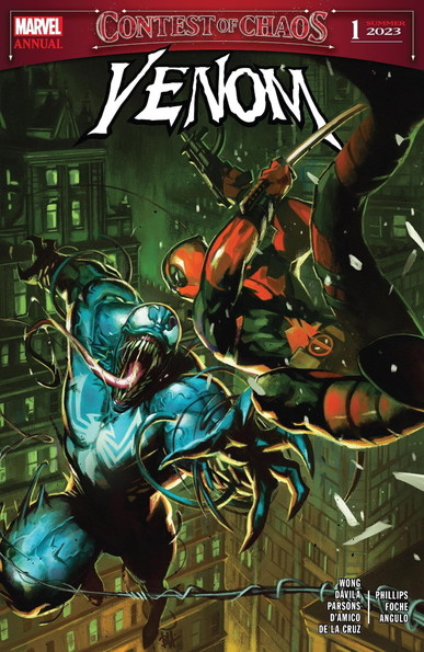 Portada de Venom Annual Vol 3 #1 por Ben Harvey.