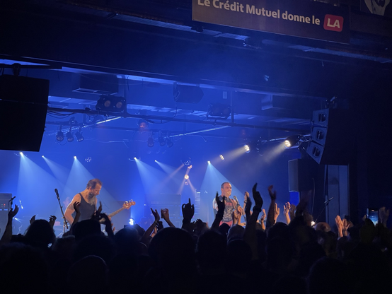 Mutoid man band performing at Aéronef, Lille, France