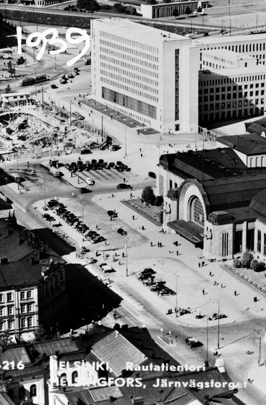 Kaivokatu 1939. Tila näyttää teidenkäytön osalta olevan sama kuin 2023.