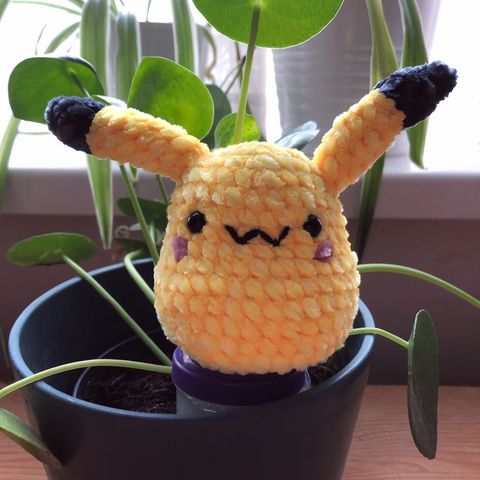 Pikachu amigurumi decoration