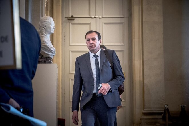 François Jolivet à l'Assemblée nationale le 28 juin 2022. © Arthur Nicholas Orchard / Hans Lucas via AFP