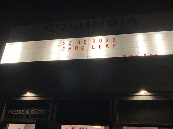 Columbiahalle Frogleap