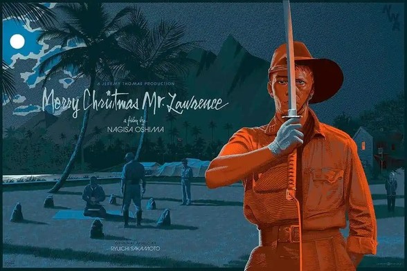 Poster de la película Feliz Navidad Mr. Lawrence, del ilustrador Laurent Durieux