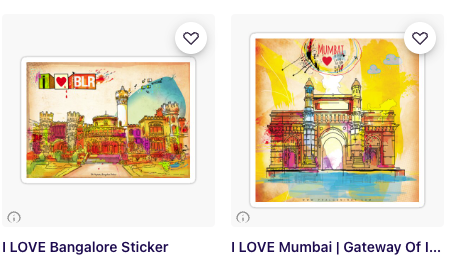 Get colourful illustrative designs of India 