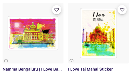Get colorful illustrative designs of India 