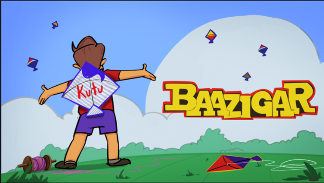 Hilarious upcoming cartoon episode of KUTU.... 'Baazigar'