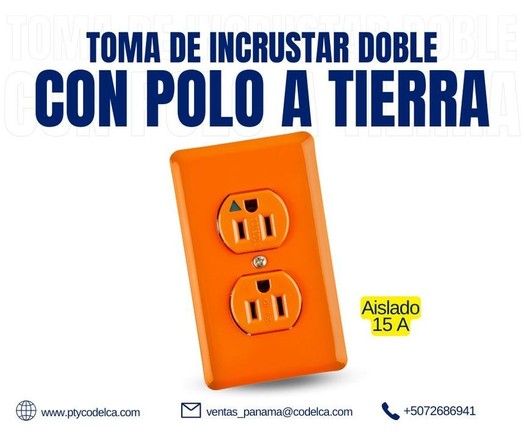 C-012 TOMA DE POLO A TIERRA ASILADO