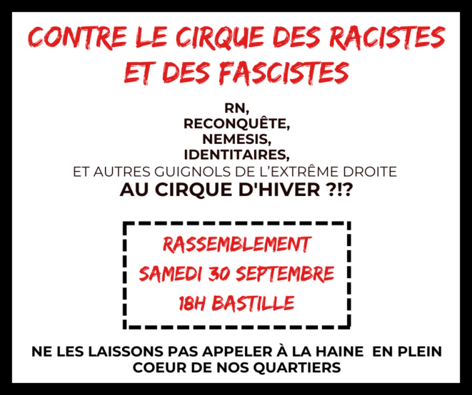 La préfecture de Paris interdit la « manifestation contre le racisme »