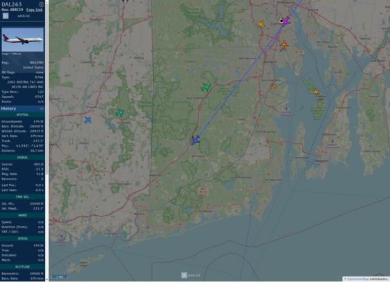 Github AnyFlightTracker by @rtmladsb:mastadon.social