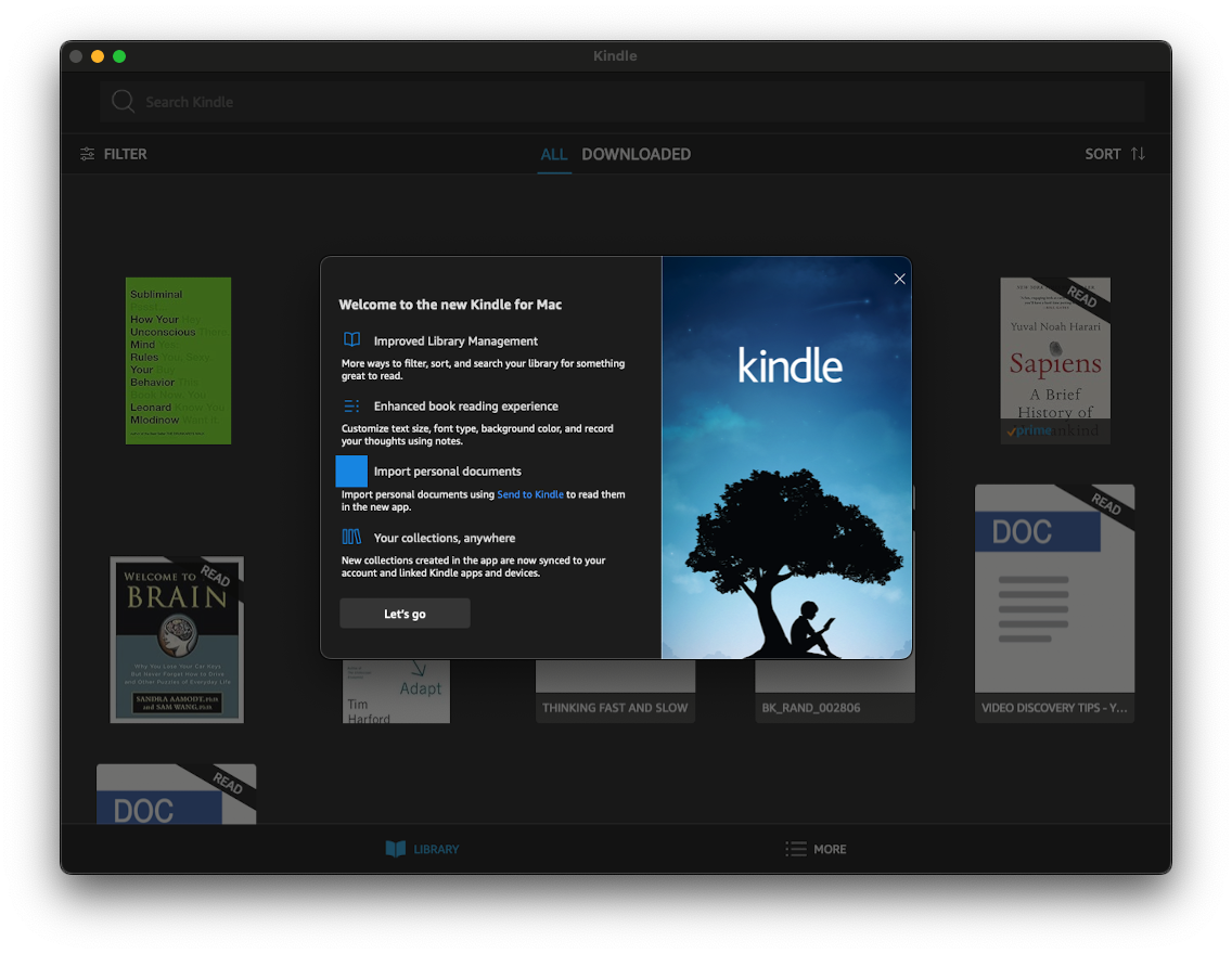 New Kindle for App features introduction
