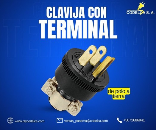 C-003 CLAVIJA DE POLO A TIERRA CODELCA