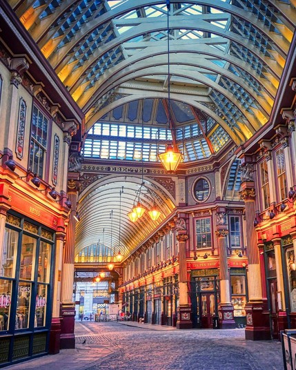 Historic indoor market Leadenhall in London