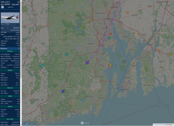 Github AnyFlightTracker by @rtmladsb:mastadon.social