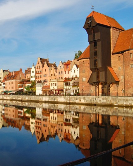 Stary żuraw portowy in Gdańsk, Poland