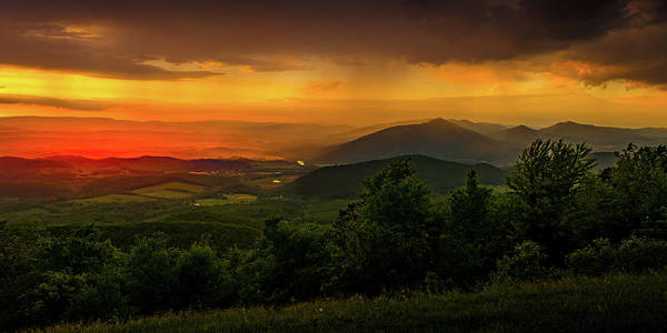 Blue Ridge Parkway Mountain Sunset Layers at Mill's Gap:

https://pixels.com/featured/mills-gap-overlook-sunset-norma-brandsberg.html