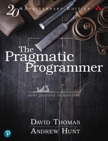 Image de la couverture du livre "The Pragmatic Programmer" dans sa 20ème édition.