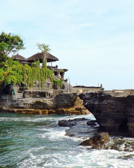Tanah Lot Scenic spot in Bali, Indonesia