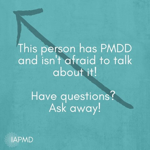This person has PMDD and isn't afraid to talk about it!