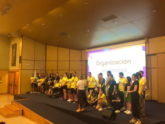 Group of organizers and volunteers of PyConES 2023