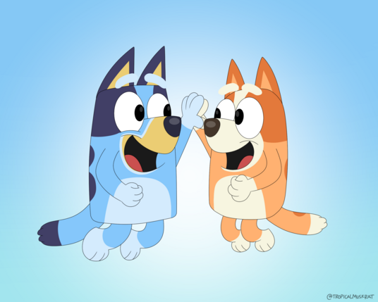 Bluey's 1st anniversary (1st October 2019)